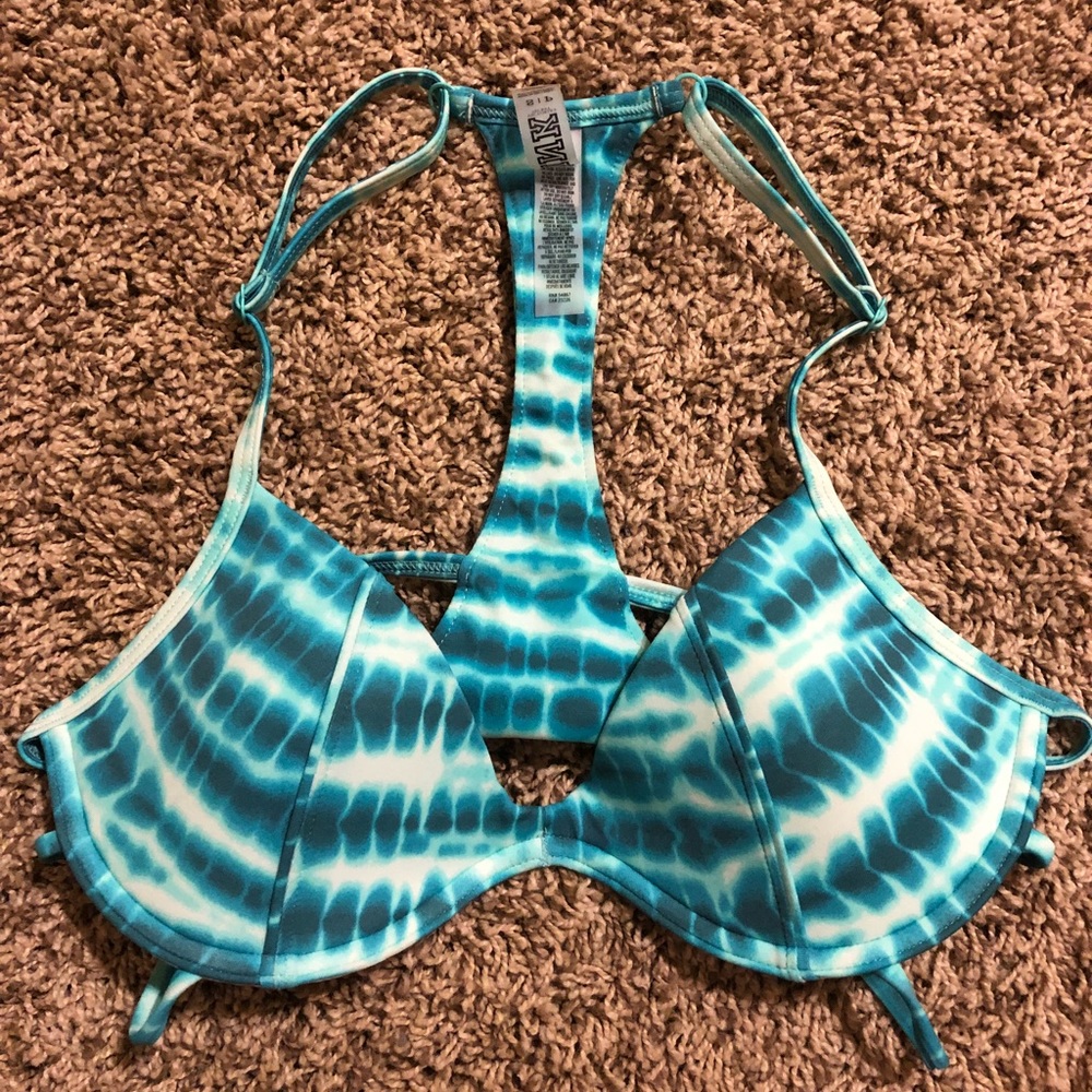 PINK Tye-Dye Push-Up Bikini Top
